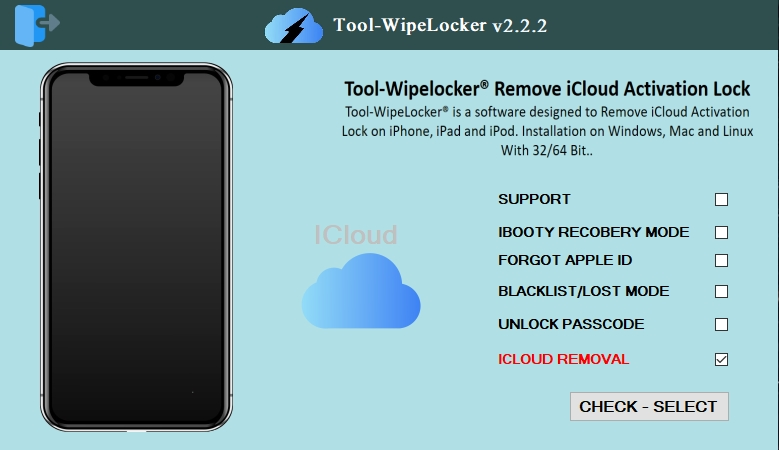 iCloud Remover Advance Unlock Tool Free Download